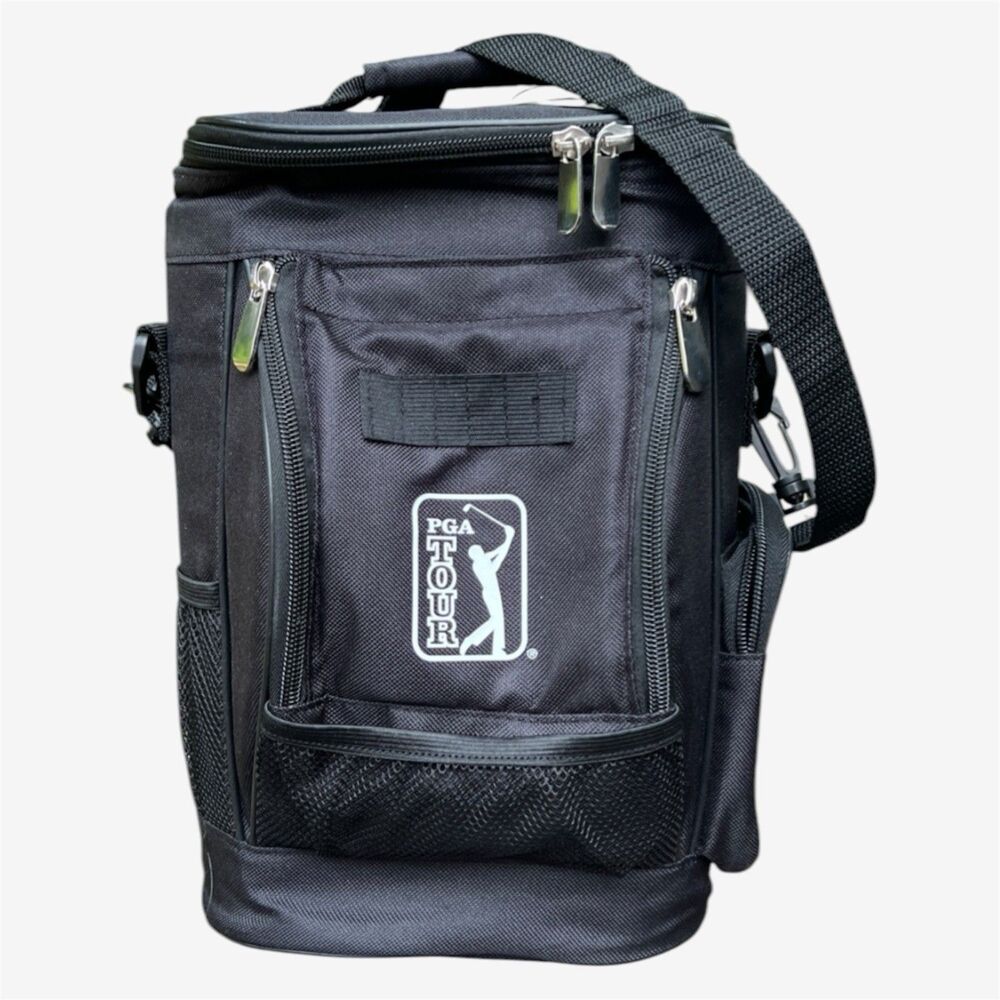 PGA Tour 10 Can Insulated Golf Bag Cooler black